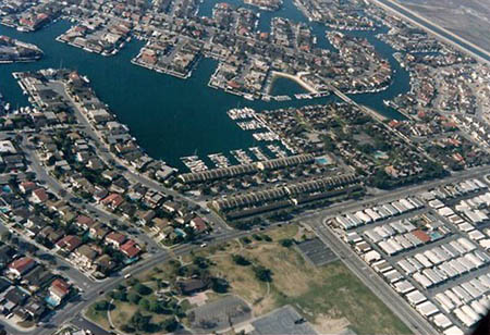Aerial Photos of Christiana Bay and Huntington Harbour